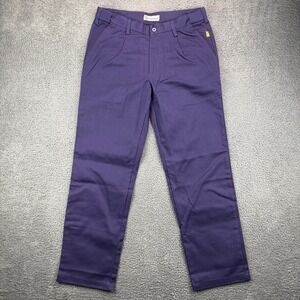 Just In Trend FR Treated Flame Resistant Work Pants Navy Blue Waist 32 Length 32